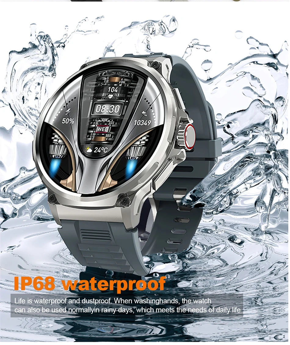2026 New Men GPS Track Smart Watch 1.85 Inch Ultra HD AMOLED Screen 710 Mah Battery Bluetooth Call Smartwatch For Android IOS