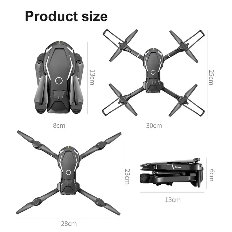 2026New V88 8K Professional Aerial Dual-Camera Omnidirectional Obstacle Avoidance Mini Drone GPS Folding Quadcopter 10km Toys