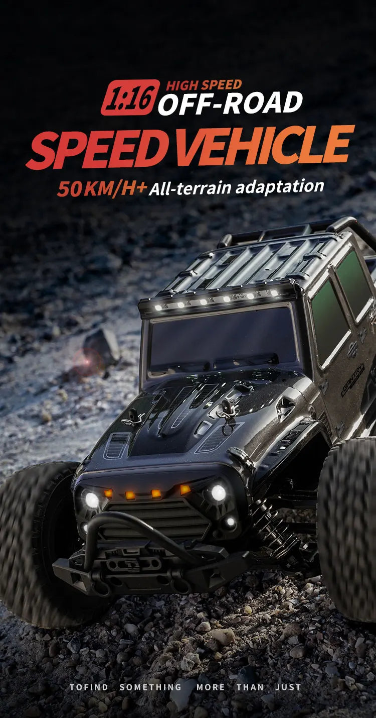 4WD 1:16 80KM/H Super Brushless 50KM/H Brushed RC Car 4x4 Off Road Remote Control High Speed Drift Racing Truck Toy Kids Adults