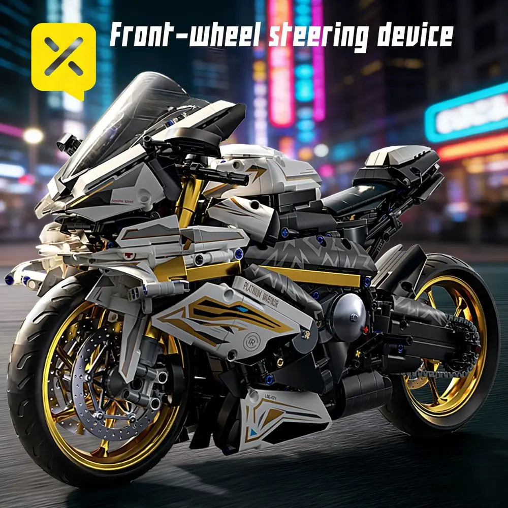 TOYLINX Alloy Motorcycle Desktop Decorations 2045PCS Racing Building Block Model  Kid Toys Christmas Easter Festive Gift Giving