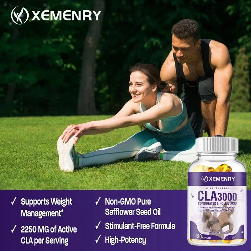 CLA Supplement - Healthy Weight Management, Increase Muscle Mass, Promote Metabolism, Anti-aging, and Maintain Overall Health
