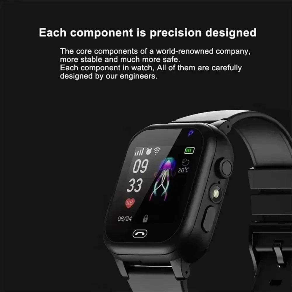 OPPO 5G Smart Watch Kids GPS WIFI Video Call SOS APP Download Child Smartwatch Camera Monitor Tracker Location Phone Watch