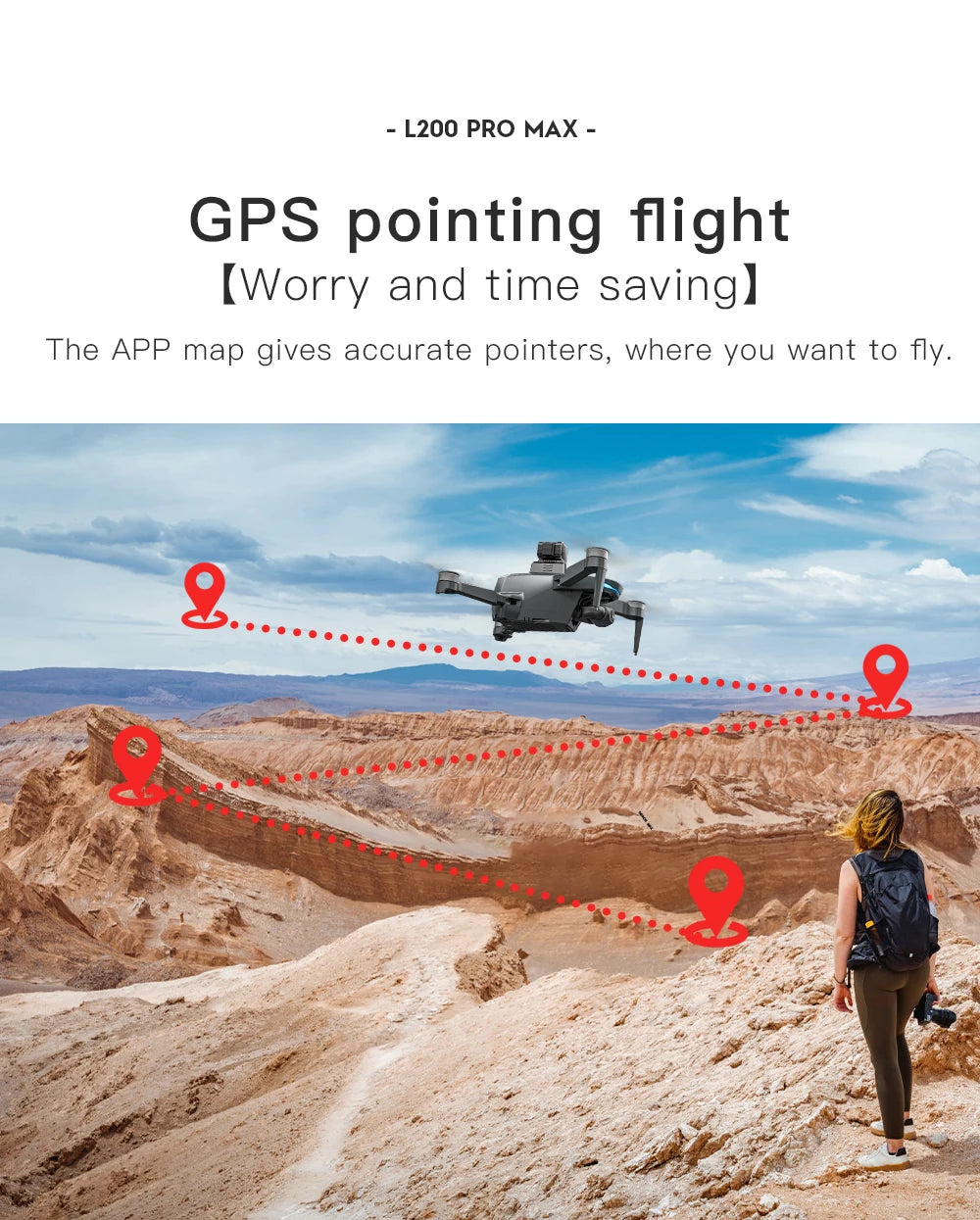 L200 PRO MAX Drone 4K HD Profesional GPS Brushless MotorQuadcopter 2-Axis Gimbal FPV 360°  laser Obstacle Avoidance RC Drone