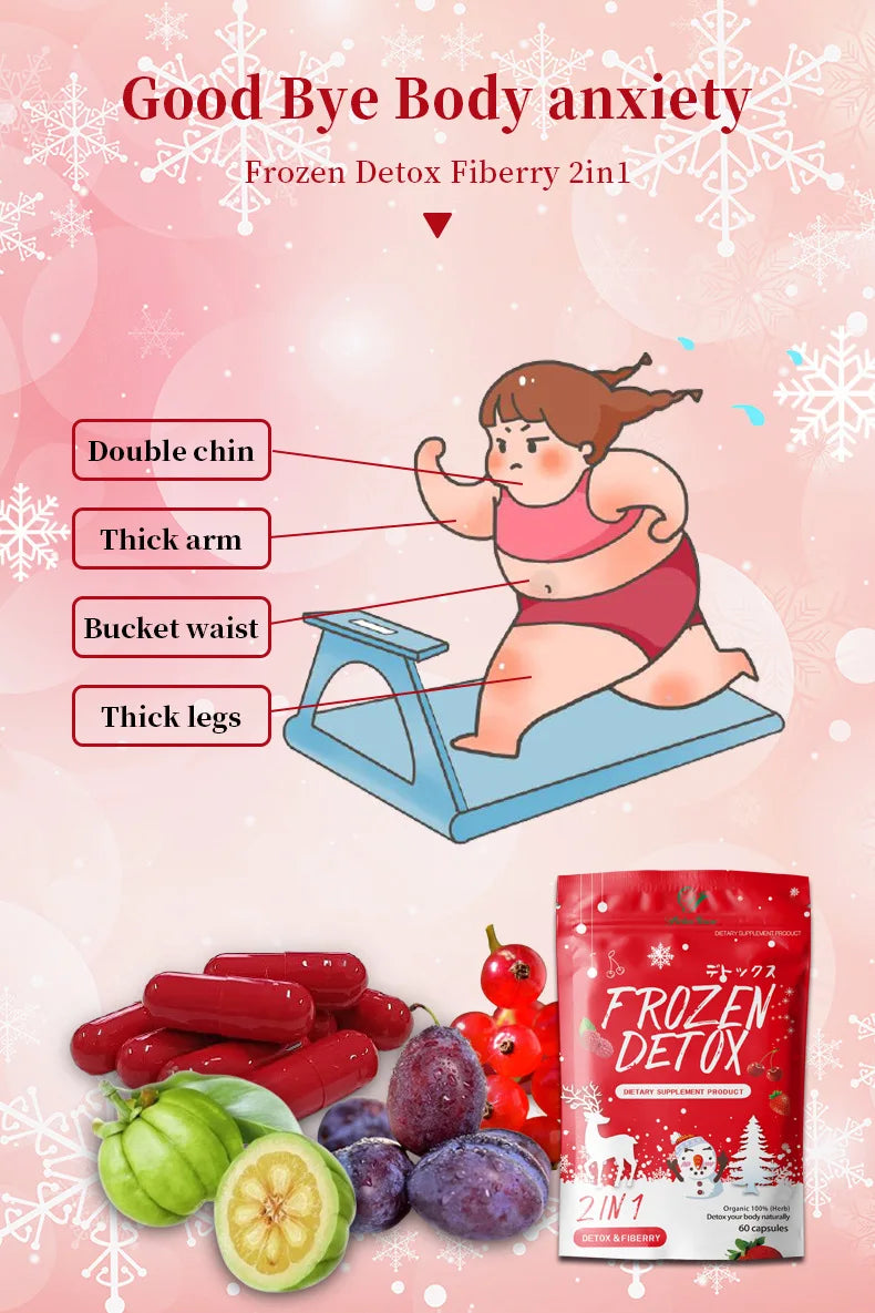 2 bags of 2-in-1 frozen collagen pills, peptide whitening and detoxification capsules, body care, slim figure and smooth skin.