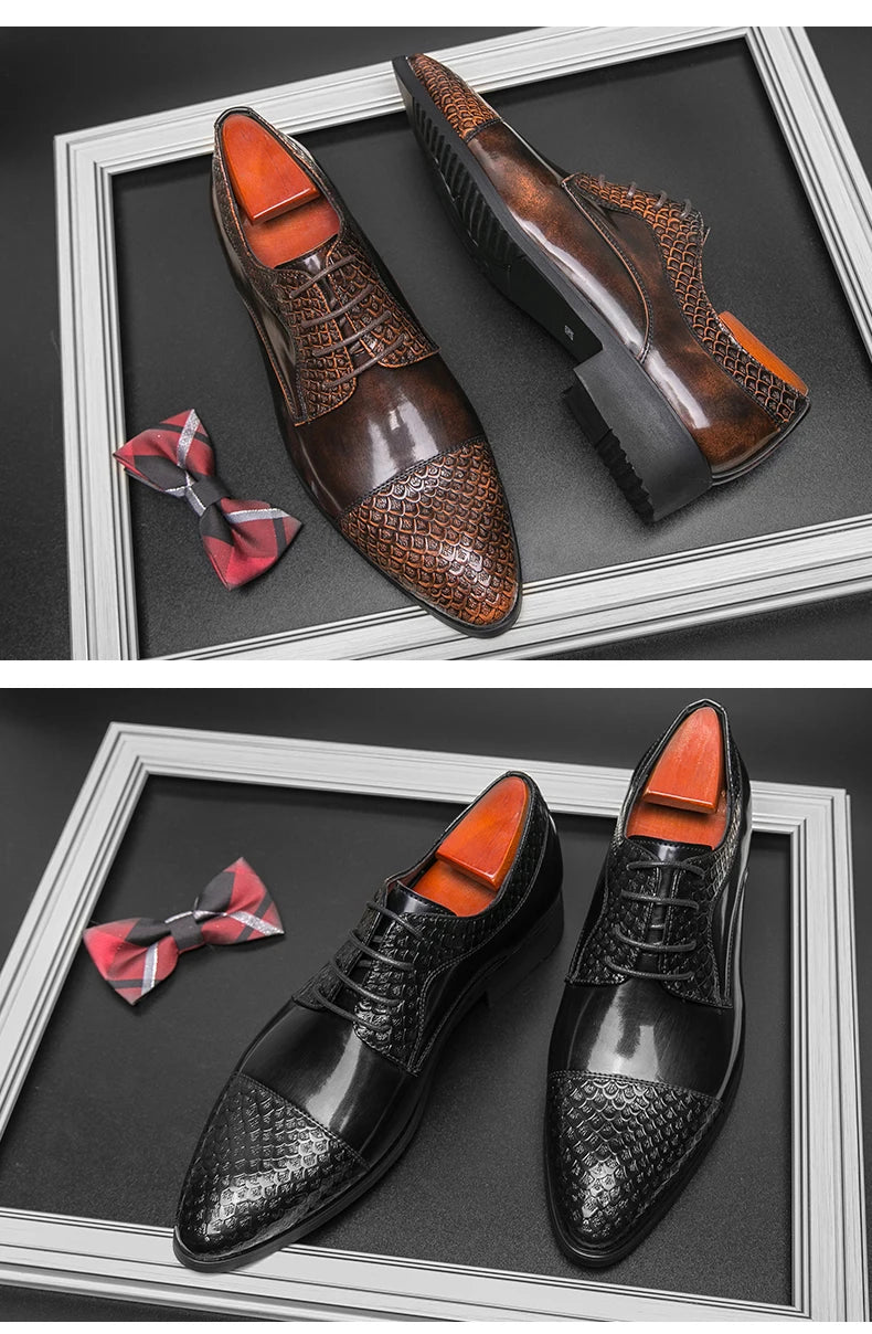 Dress Shoes Man Classic Casual Business Leather Shoes Men Formal Wedding Office Leather Shoes For Men Social Shoe Male