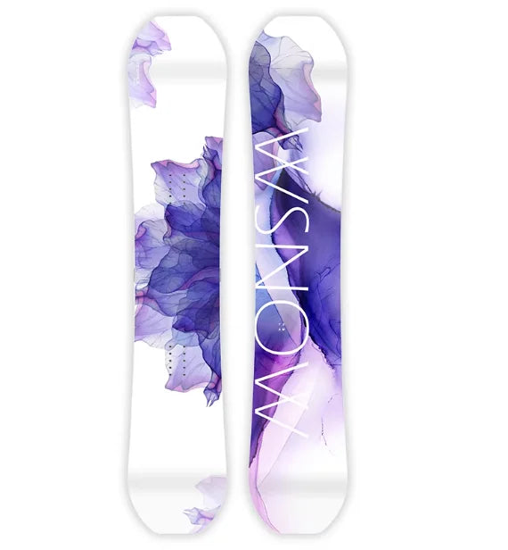 санки для катания Unisex Skiing Equipment All Terrain Area Flat Board Engraved Snowboard
