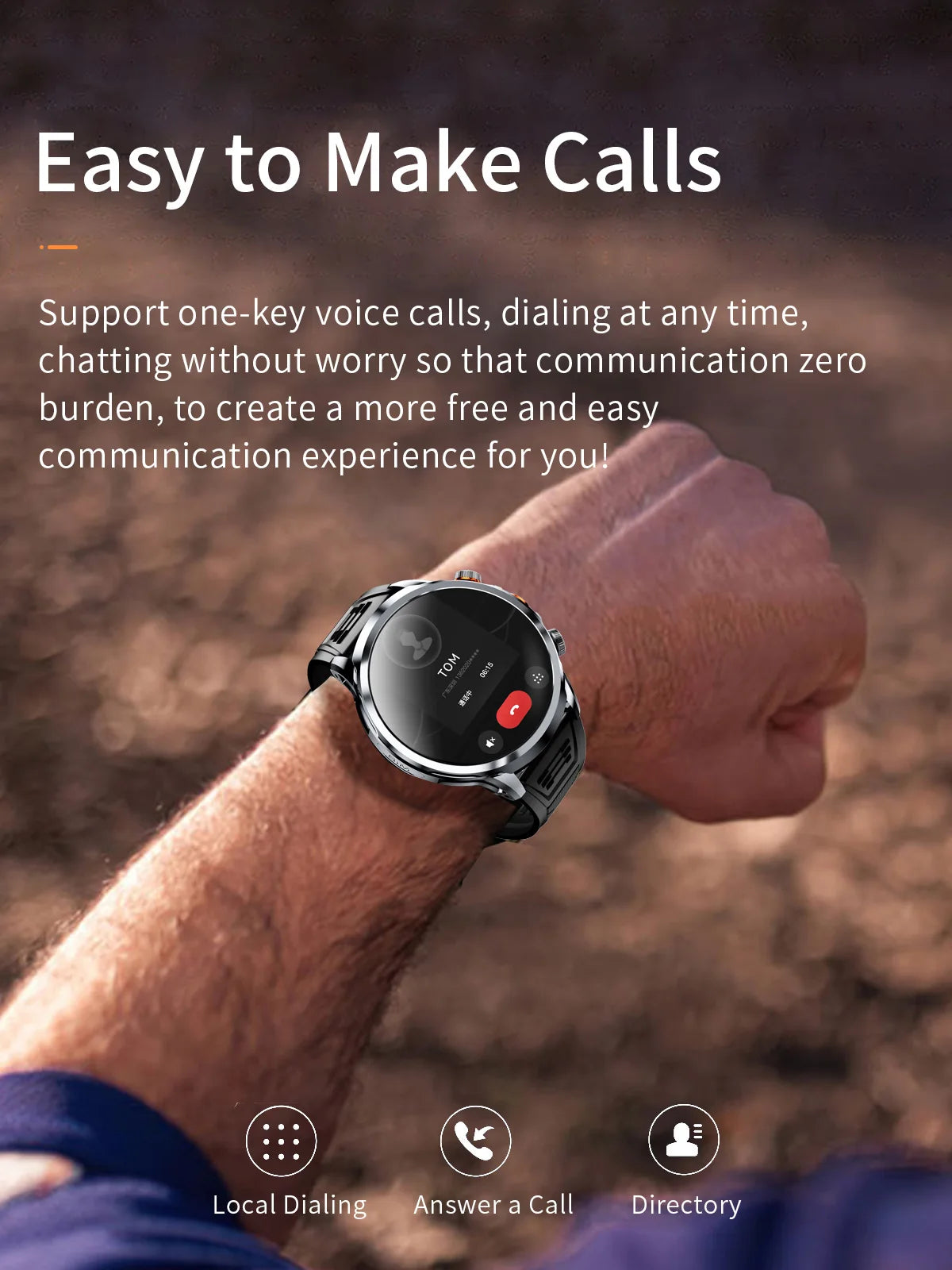 16+256GB Android H18 Smartwatch 4G LTE 1100Mah Battery Play Store Heart Rate 1.95 inch Spherical screen Smart Watch Men GPS WIFI