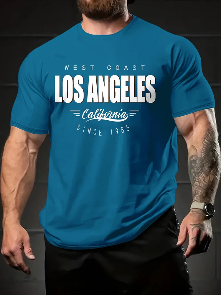 Cool Lion 3D Printed Men's T-shirt Summer Outdoor Sports Men's Top Daily Urban Fashion Short Sleeve Street Casual Men's T-shirt