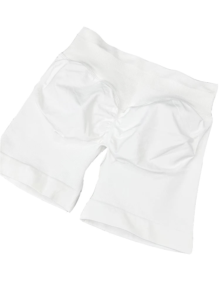 Seamless Shorts 4.5" Yoga Shorts Women Clothes Scrunch Bum Gym Shorts Booty Running Short Butt Lifting Workout Pants Fitness