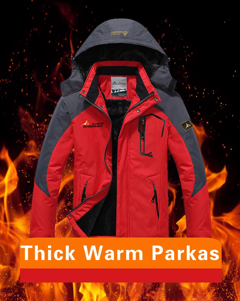 Winter Ski Suit Men Snowboard Fleece Jacket Pants Thicken Warm Waterproof Windproof Skiing And Snowboarding Sets Snow Suits Male