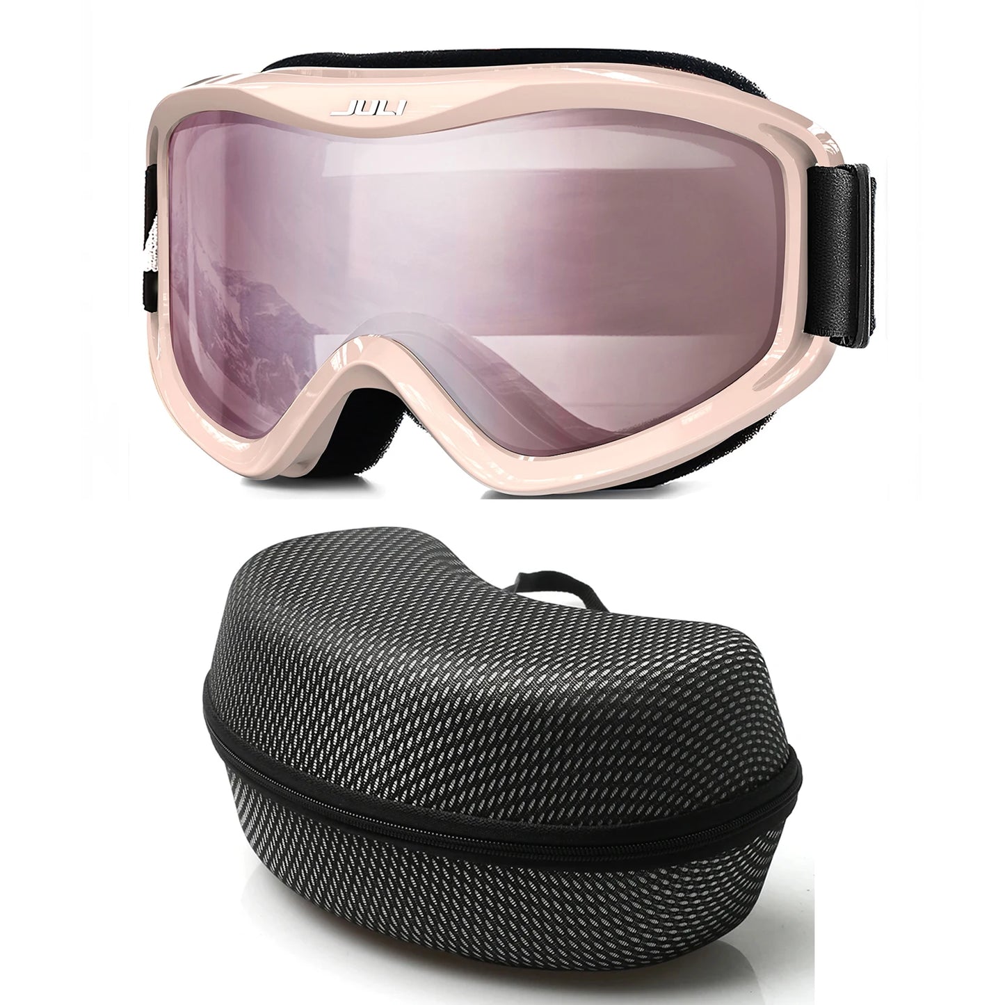 MAXJULI Professional Ski Goggles Double Layer Anti-Fog UV400 Lens Snowboarding Snow Winter Sports Goggles for Men Women BBS