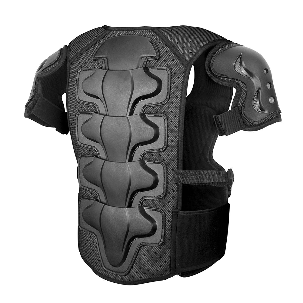 Kid's Motorcycle Armor Vest Protection Motocross Body Armor Jacket Protective Armors Riding Kneepads Moto Full Armor Children