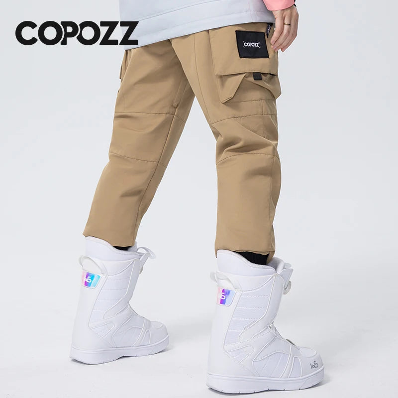 COPOZZ Brand Winter Ski Pants Women Outdoor Sports High Quality Windproof Warm Snow Trousers Winter Ski Snowboard Pants