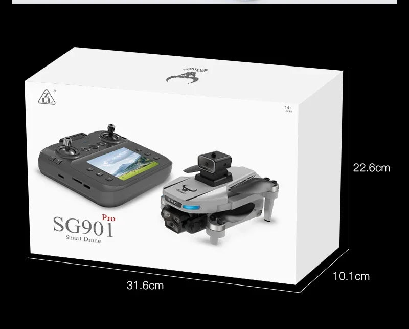 Lenovo SG901 MAX GPS Drone Professional 8K Aerial HD Avoiding Obstacle with Larger Screen Remote Control Folding Brushless Drone