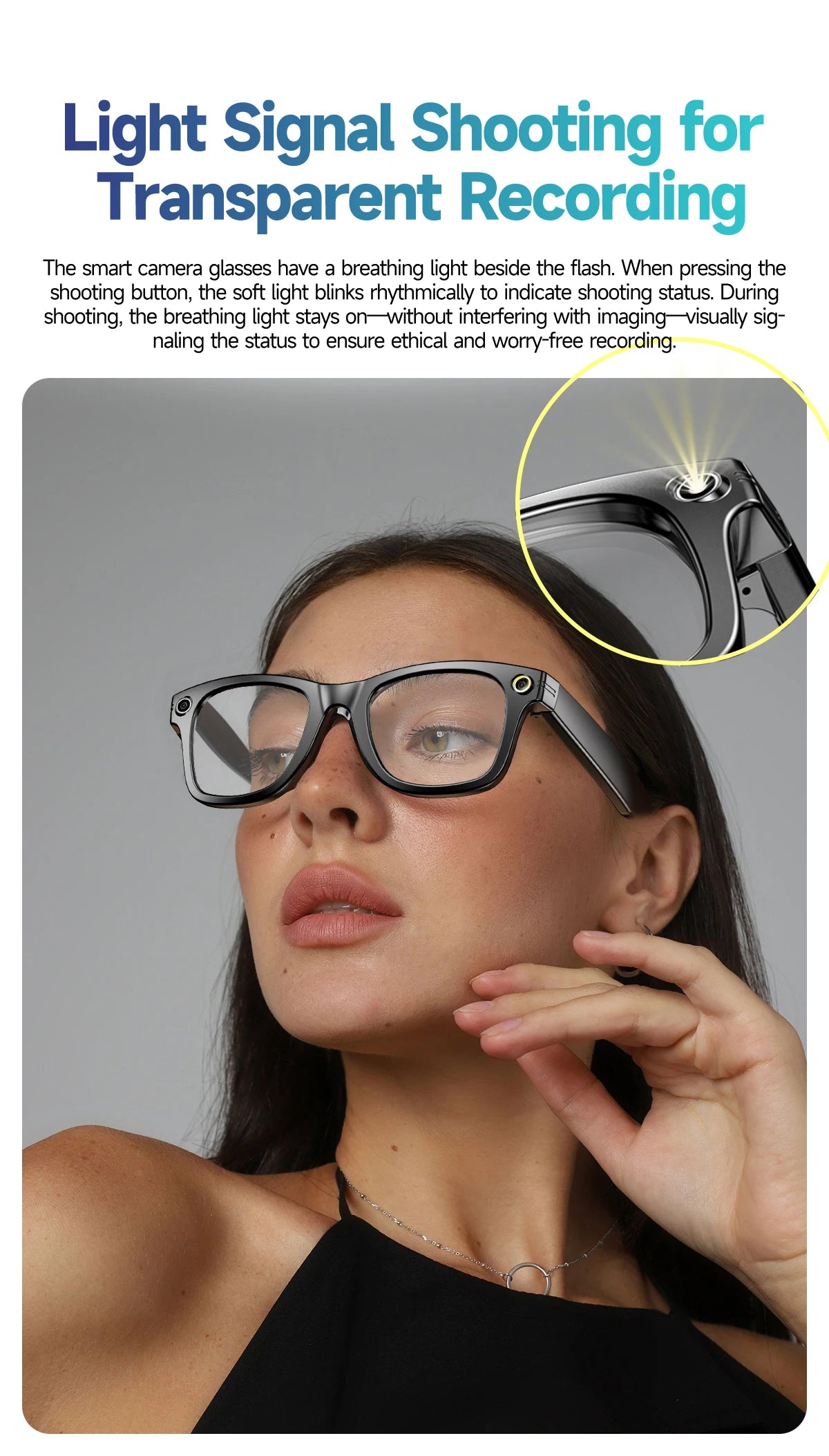 New 800W Camera AI Glasses Men Color-Changing Smart Translation Glasses Photo Video Recording Waterproof Call Smart Sunglasses