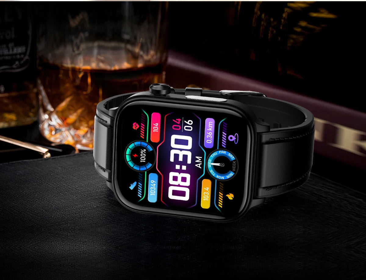 2025 New For XIAOM1 ECG+PPG Blood Fat Uric Acid Health Smartwatch Men Women Heart Rate Blood Pressure Bluetooth Call Smart Watch