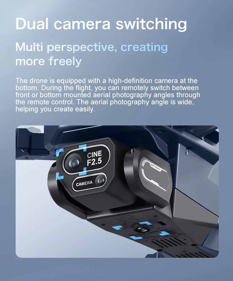 2026 New GT8 Drone GPS 8K Professional HD 360° Dual Cameras 5G WIFI Brushless Motors Obstacle Avoidance Foldable Quadcopter Toys