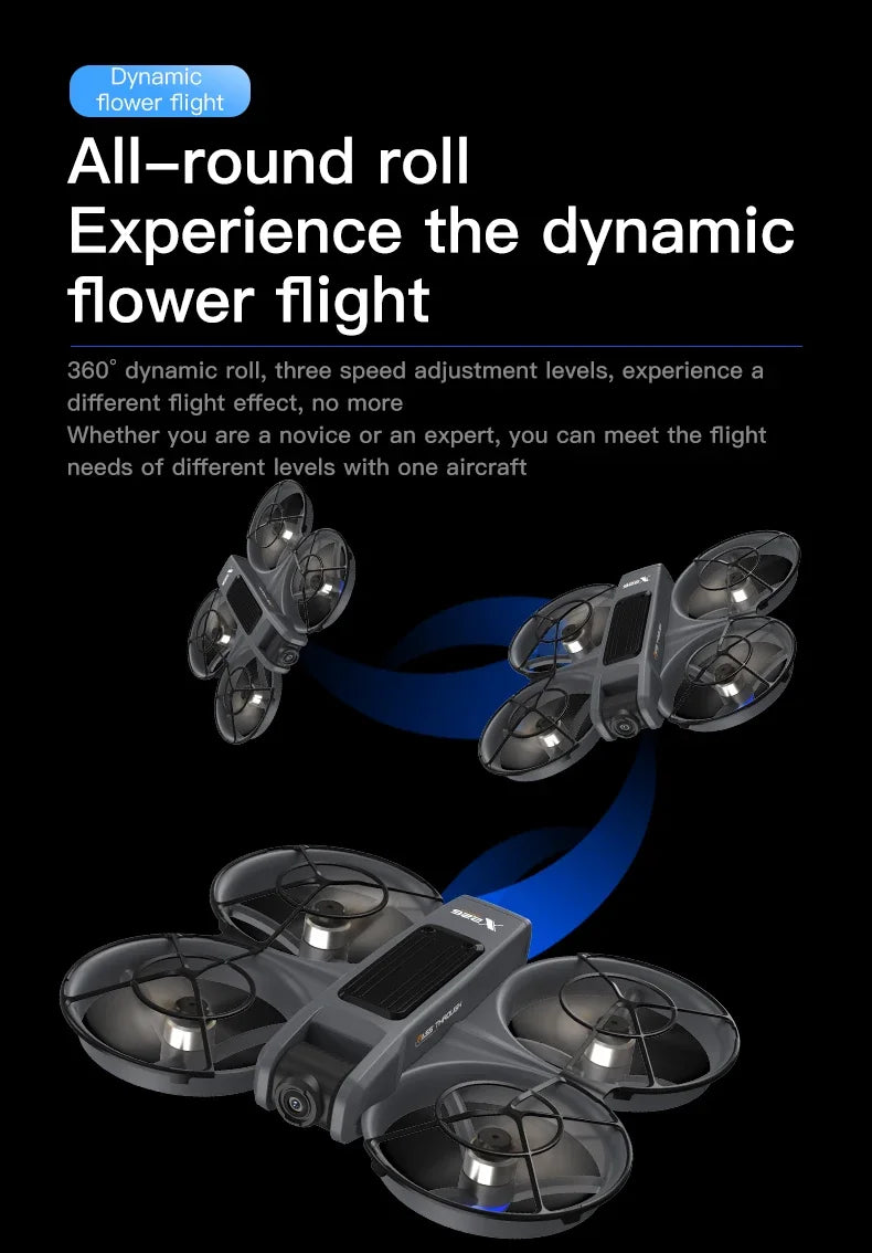 X226 Screen VR Control Drone 4K Professional Camera HD Aerial Photography Dual-Camera Omnidirectional Obstacle Avoidance Drone