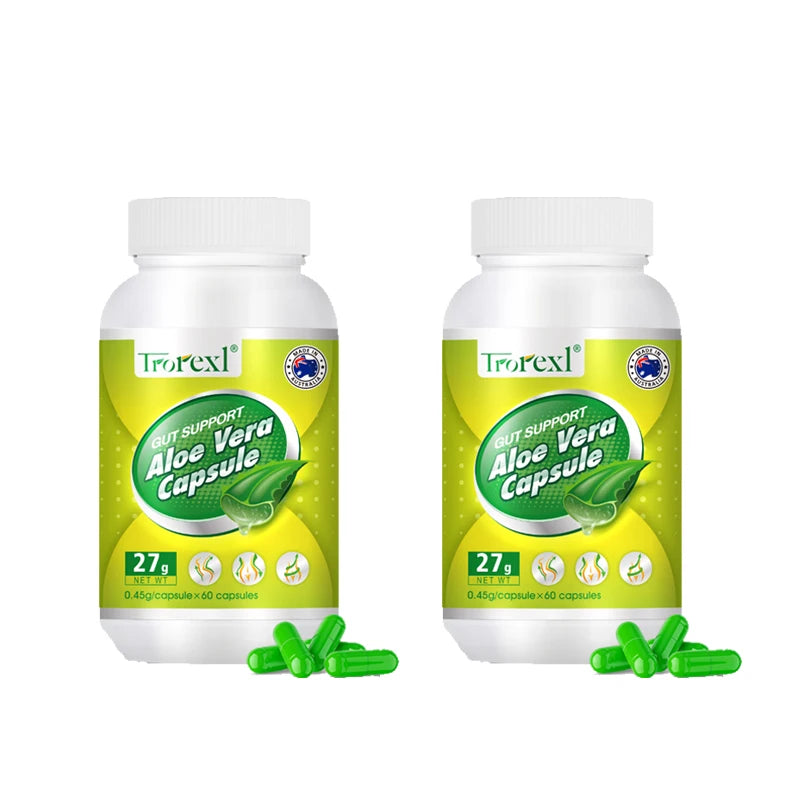 Weight Loss Slimming Products for Men & Women Aloe Vera Appetite Reduction Vegan Capsules