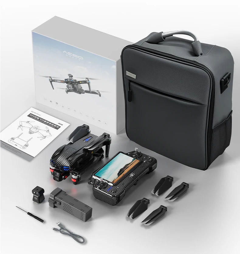 AE60 Ultra GPS Drone Profesional 8K HD Camera 3-axis gimbal Aerial Photography 12KM Obstacle Avoidance FPV Airdrop Fishing Drone