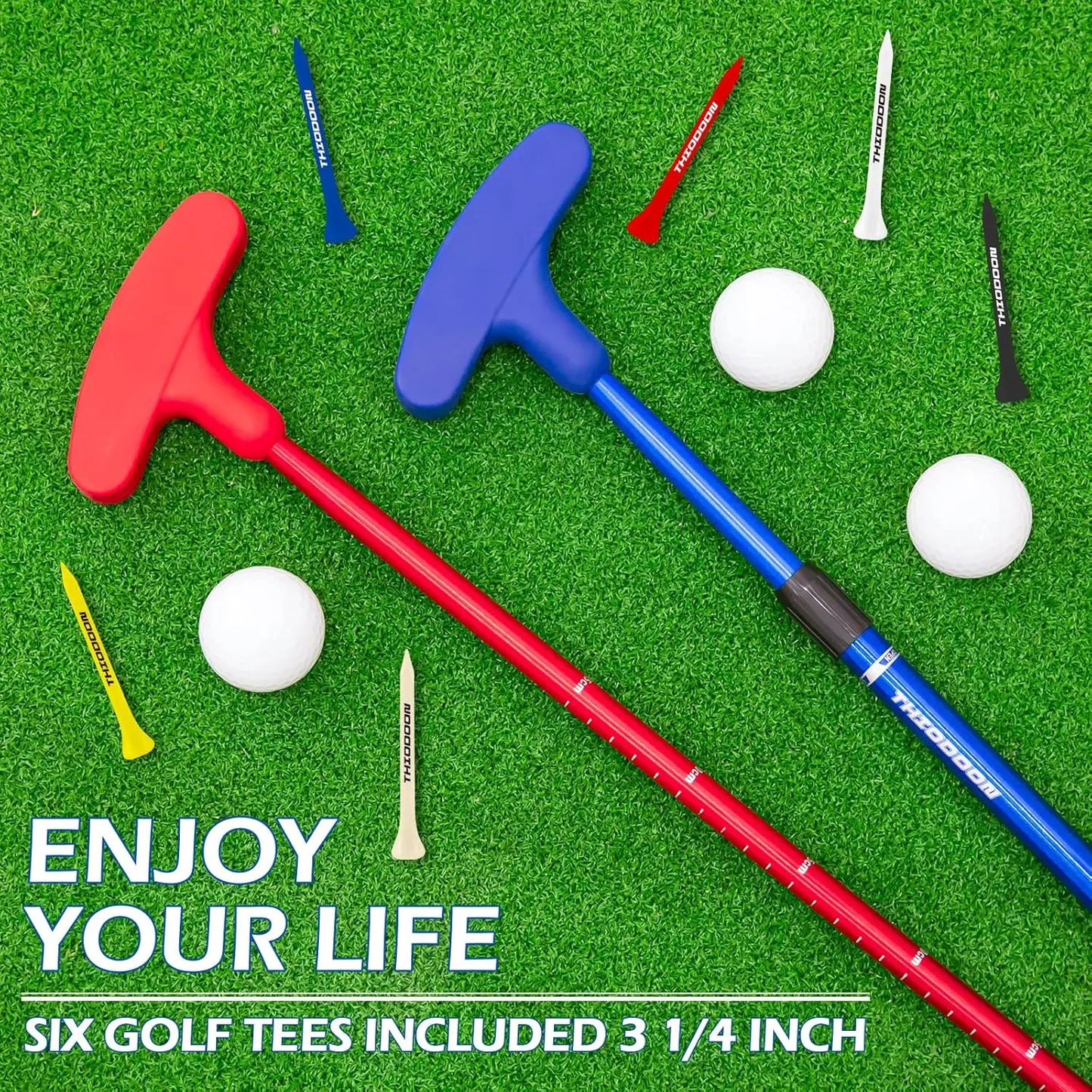 Golf Putters for Men and Women Two-Way Kids Putter Mini Golf Putter for Right or Left Handed Golfers Adjustable Length Golf Putt
