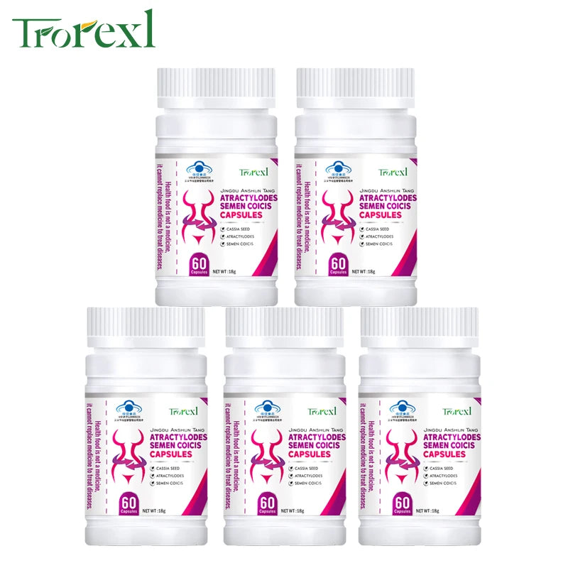 Natural Cassia Seed & Coix Seed Pills, Detox Slim, Metabolism Booster, Burn Fat, 100% Herbal, Vegan & NO SIDE EFFECT Weight Loss