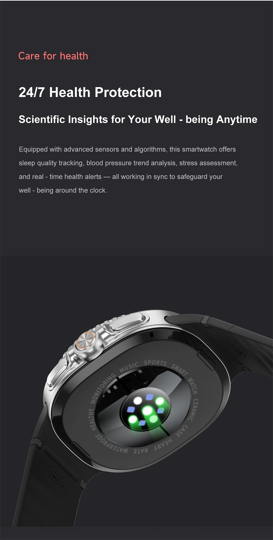 2025 New For Galaxy Watch 8 Classic Smart Watch Men  GPS NFC Bluetooth call 47mm AMOLED Fitness Sport Tracker Health Smart Watch