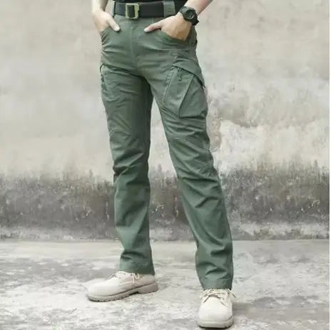 Wear Resistant Work Pant Man Multi-pocket Straight Cargo Trousers Outdoor Jogging Tactical Pants Spring Autumn Casual Trousers