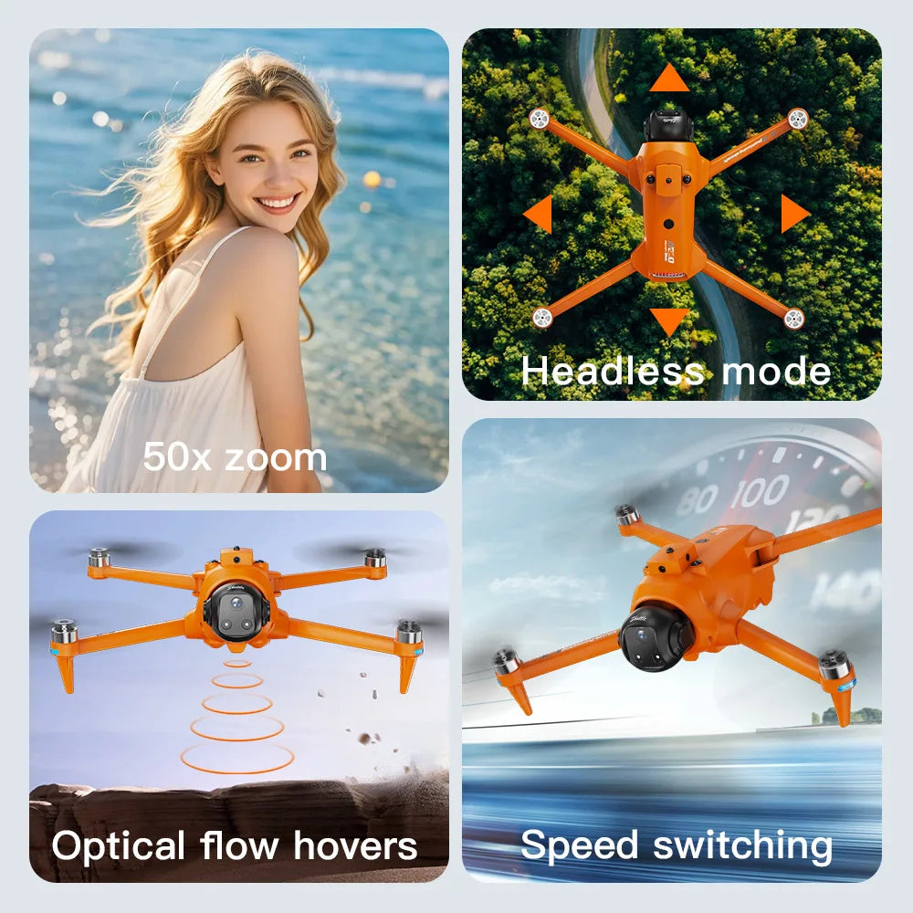 New Quality AE20 Drone GPS One Click Airdrop Brushless Motor Screen Lifting Obstacle Avoidance Intelligent Positioning Aircraft