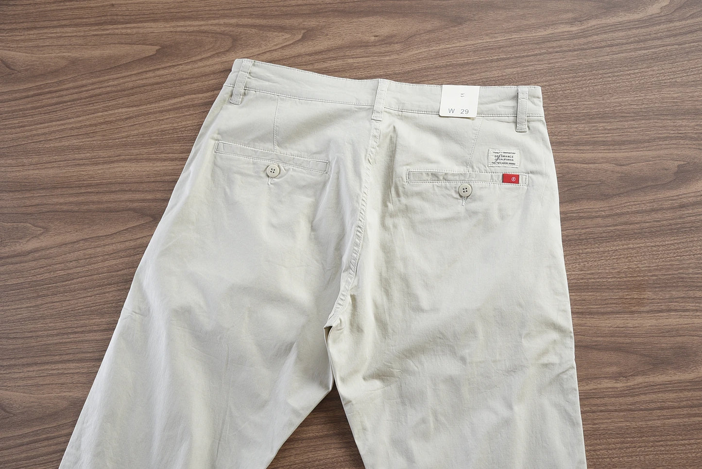 2024 Summer New American Retro Thin Micro Elasticity Casual Pants Men's Simple 97% Cotton Slim CHINO Business Straight Trousers