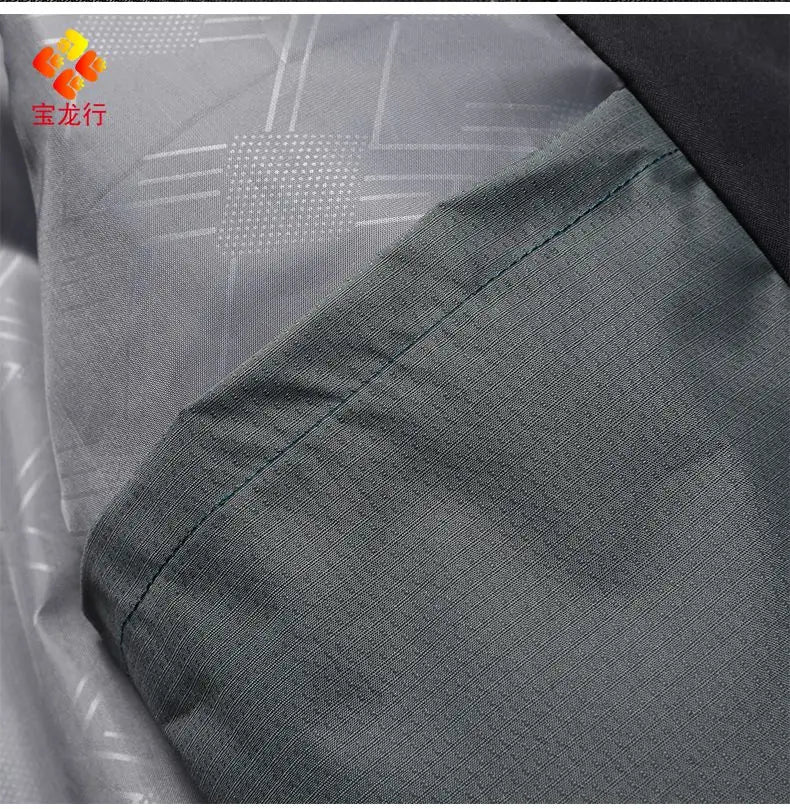 Waterproof Abrasion Resistant Windbreaker, Light Reflective Hooded Jacket for Outdoor Work