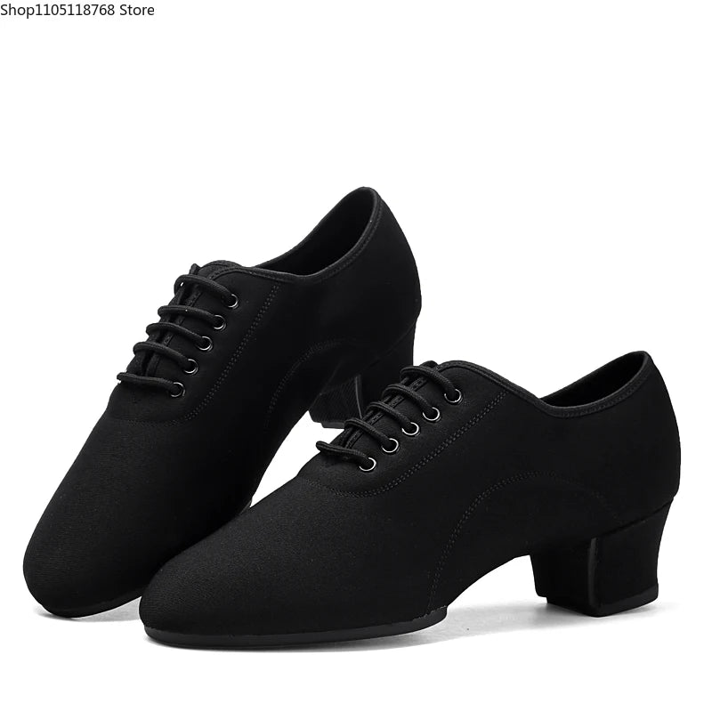 Mens Dance Shoes  Outdoor Indoor Ballroom Waltz Dance Shoes Adult Black Tango Jazz Modern Dance Shoes