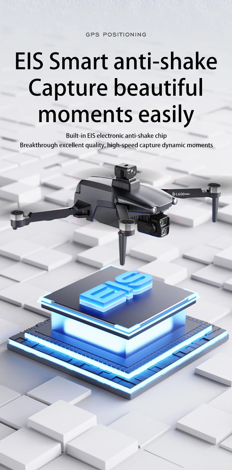 New L600-1 GPS Drone Professional 8K Camera Aerial FPV Brushless Avoiding Obstacle with Large Screen Remote Control Folding Dron