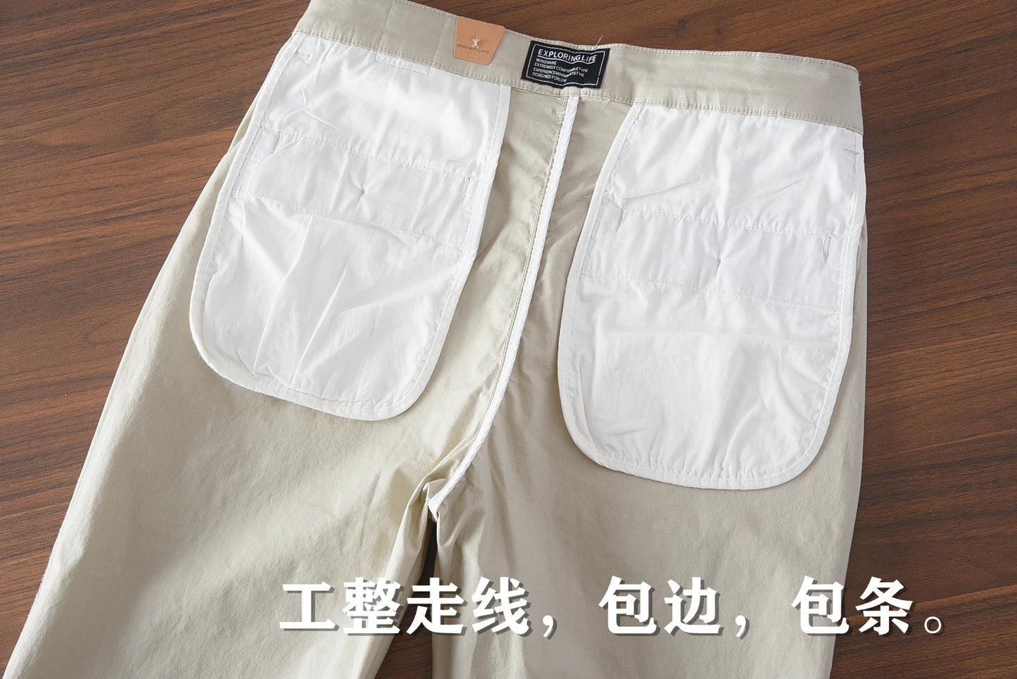2025 Summer New American Retro Thin Micro Elasticity Casual Pants Men's Simple 97% Cotton Slim CHINO Business Straight Trousers
