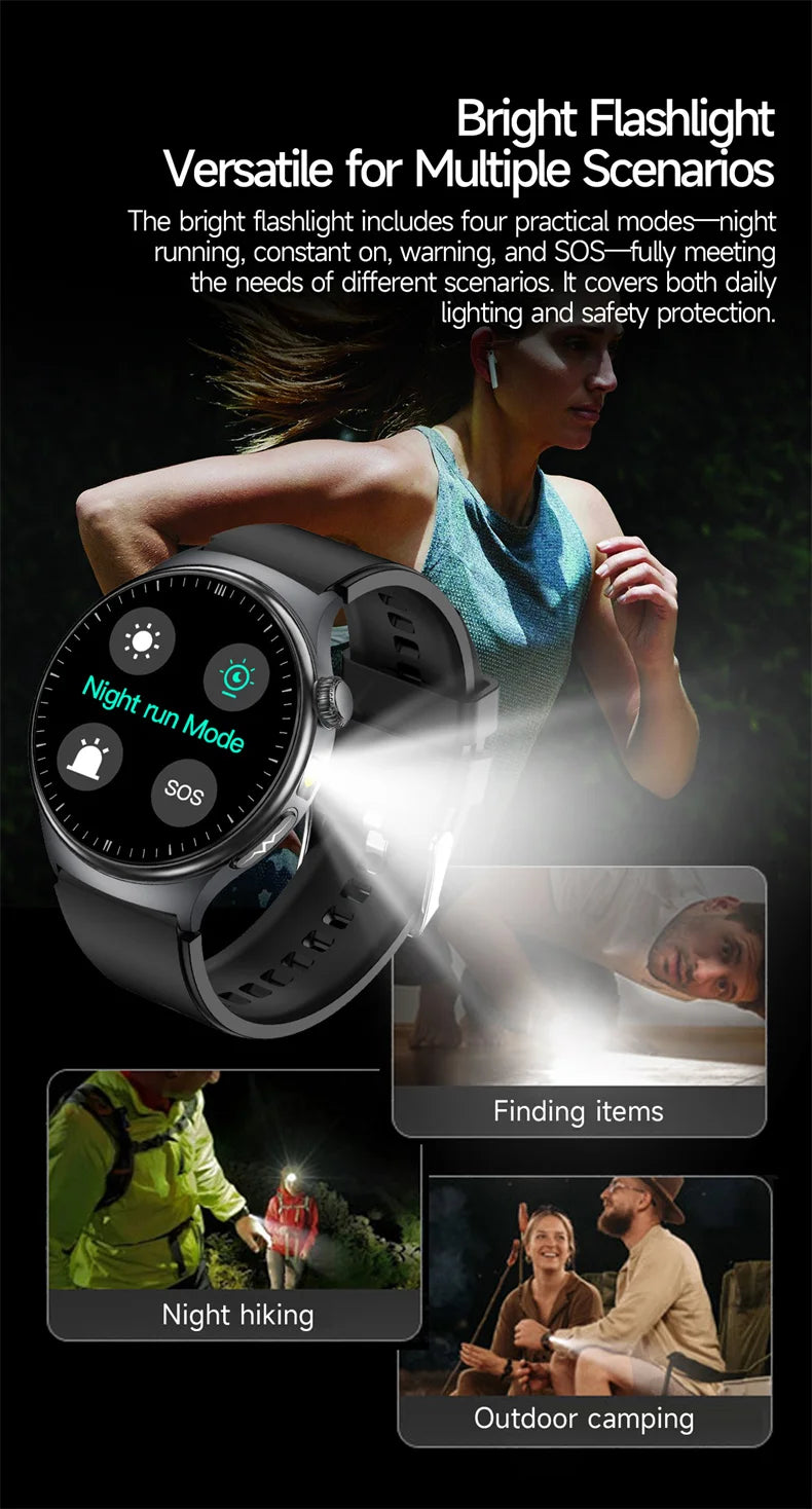 2026New Health Diagnosis Smart Watches Men Sport ECG Heart Rate Blood Pressure Uric acid Waterproof Smartwatches For Men women