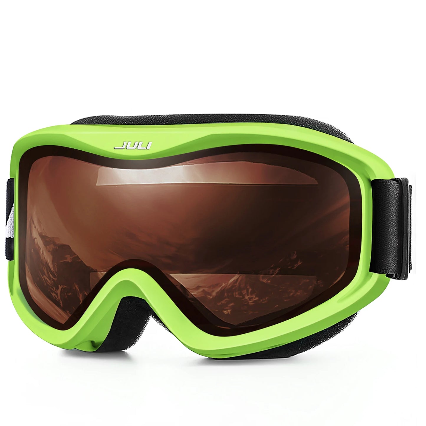 MAXJULI Brand Professional Ski Goggles Double Layers Lens Anti-fog UV400 Ski Glasses Skiing Men Women Snow Goggles