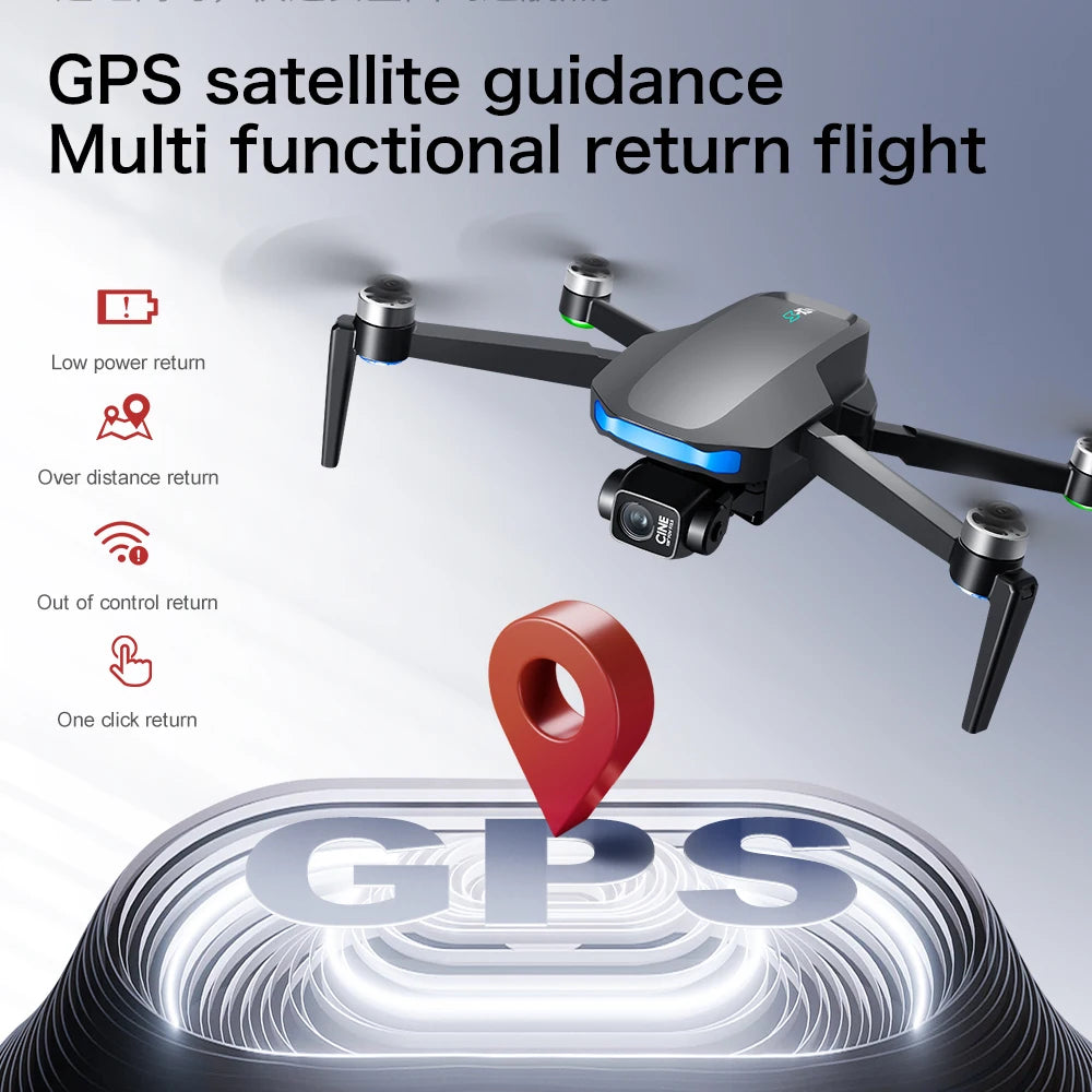 New S-X1 MAX GPS Drone Professional 8K Camera 3-axis Gimbal Aerial FPV Brush with Large Screen Remote Control Folding Quadcopter