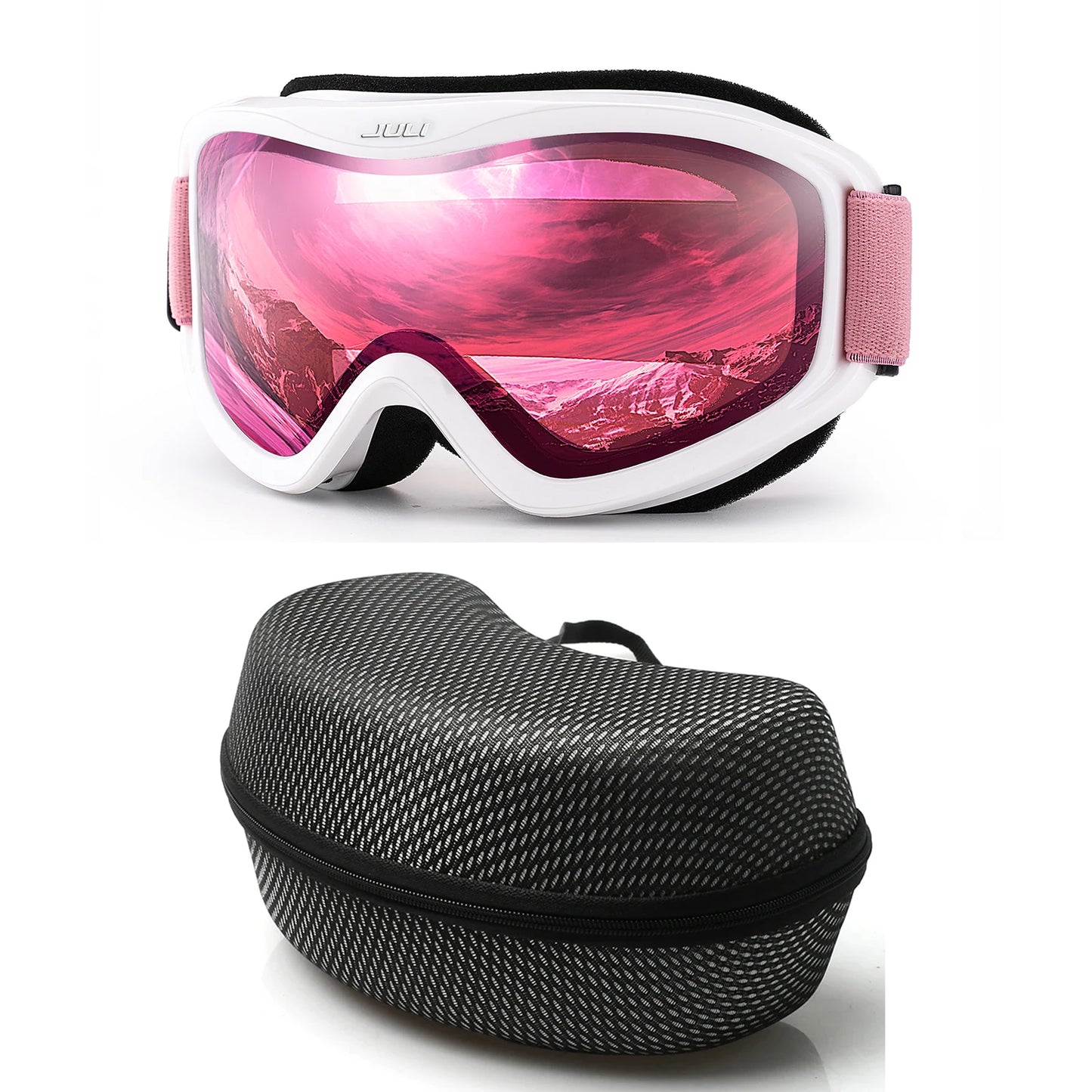 MAXJULI Professional Ski Goggles Double Layer Anti-Fog UV400 Lens Snowboarding Snow Winter Sports Goggles for Men Women BBS