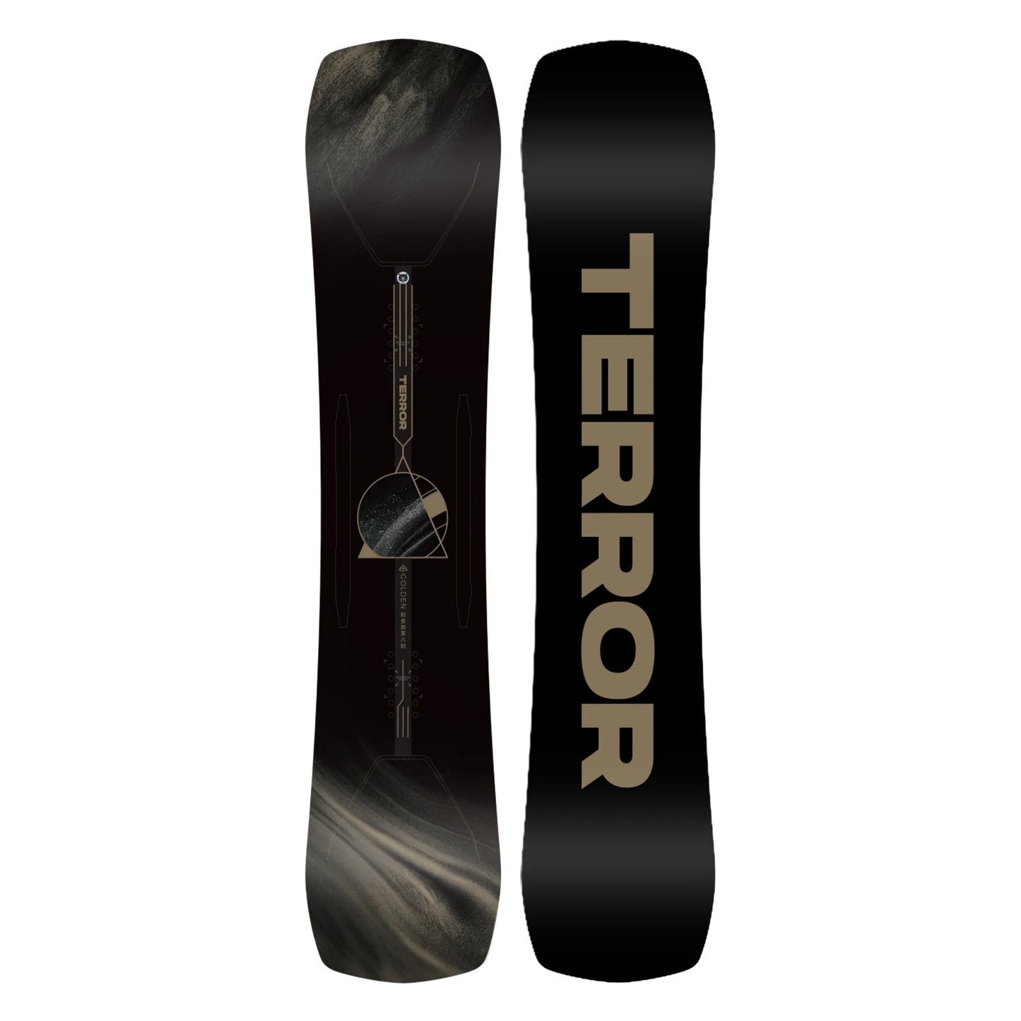 GOLDEN F-CARVE WIDE Snowboard Extra Wide | Big Foot Friendly Carving Board, Camber, 7200 Sintered Base