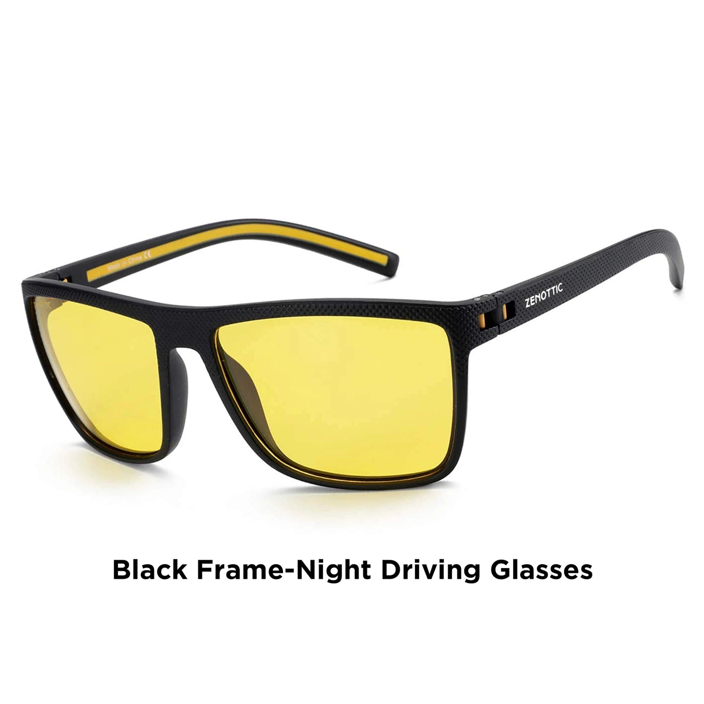 ZENOTTIC Retro Square Polarized Prescription Sunglasses Fashion Lightweight TR90 Progressive Optical Sun Glasses for Women Men
