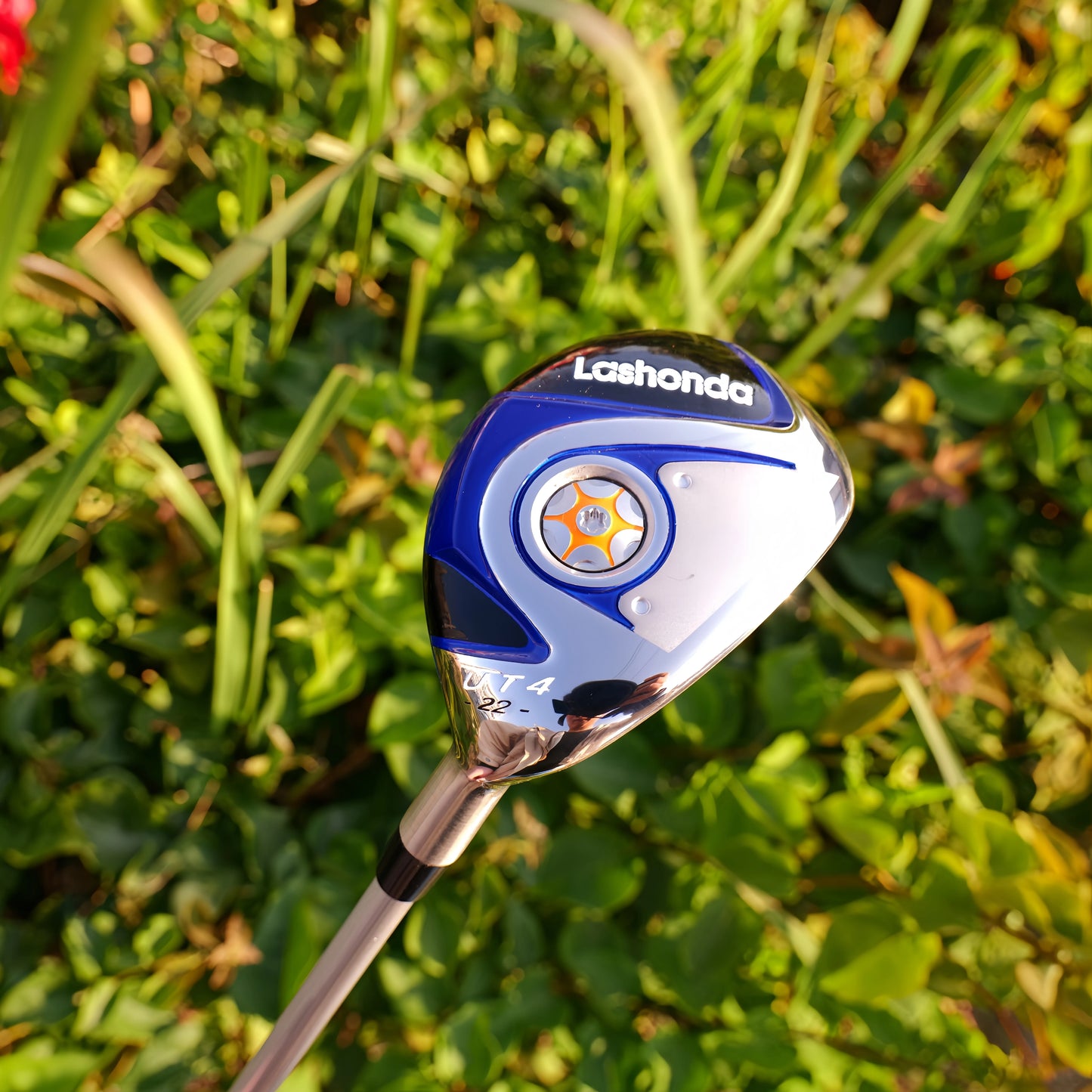 Golf Club Lashonda Hybrid/Utility Wood   SR Flex Carbon Shaft, Stainless Steel Head   Low and Deep Center of Gravity, High Forgi
