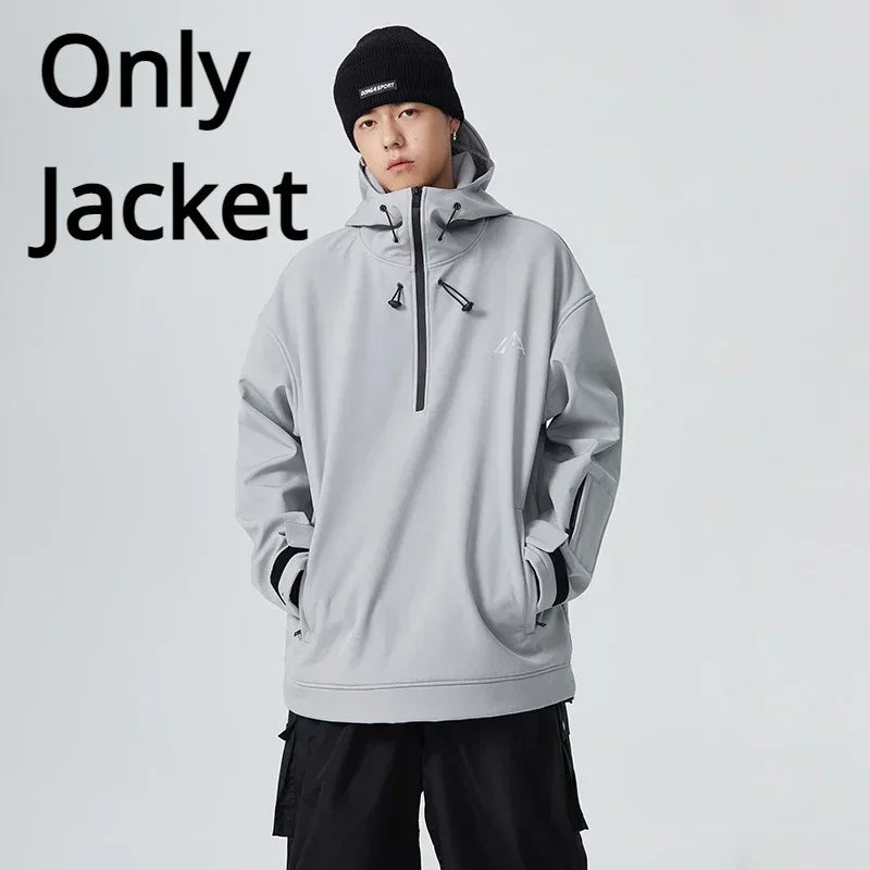 Thermal Ski Jackets 2025 New Winter Woman Outdoor Pro Windproof Sport Skiing Hoodies Man Snowboard Tracksuit Snow Clothing