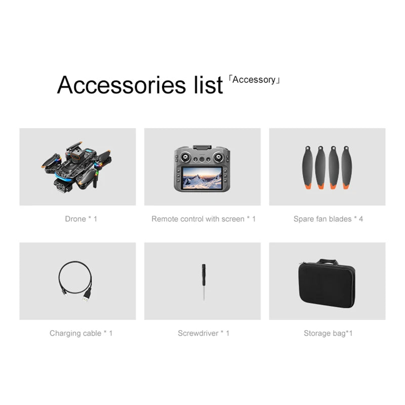 Upgrade A14 Pro Max Drone Aerial 8K HD Dual-Camera 5G WIFI GPS Brushless Motor Optical Flow Obstacle Avoidance RC Drone 10000M