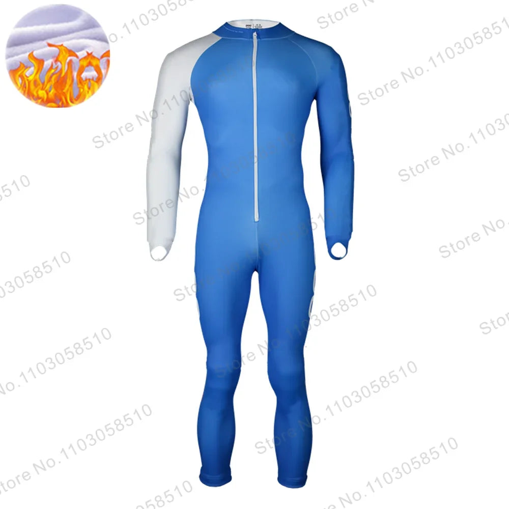 Winter Warm One Piece Ski Suit Wear-resistant flannel Ski Wear Outdoor male Snowboard Snowsuit Jumpsuits Non-Padded 2025