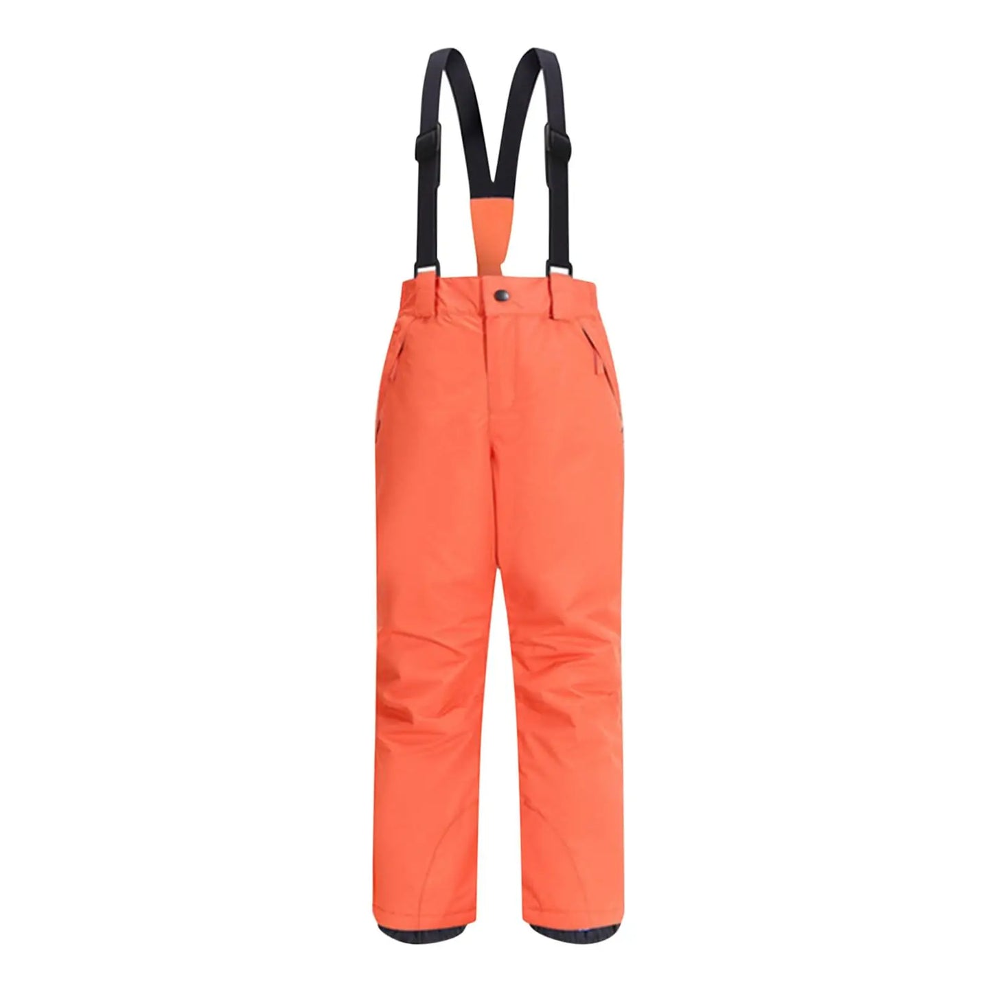 Children's Ski Bib Pants Outdoor Windproof Waterproof Snowboarding Pants Warm Adjustable Shoulder Strap Snow Pants for 6-19years