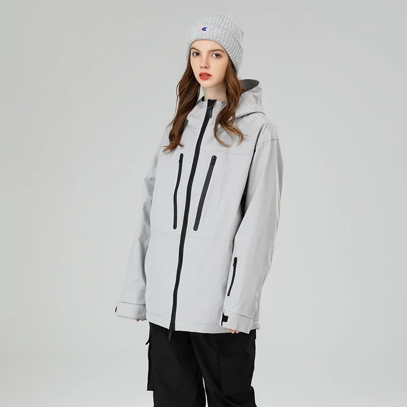 SEARIPE Winter Men Women Hooded Ski Jacket Waterproof Breathable Warm Snowboarding Coats Male And Female Outdoor Skiing Tops