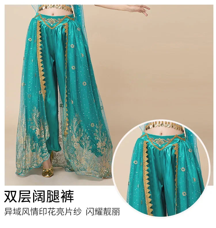 Belly Dance Dress Jasmine Princes Cosplay Dresses Han and Tang Chinese Style Cos Costume Girls female Belly Dance Outfits