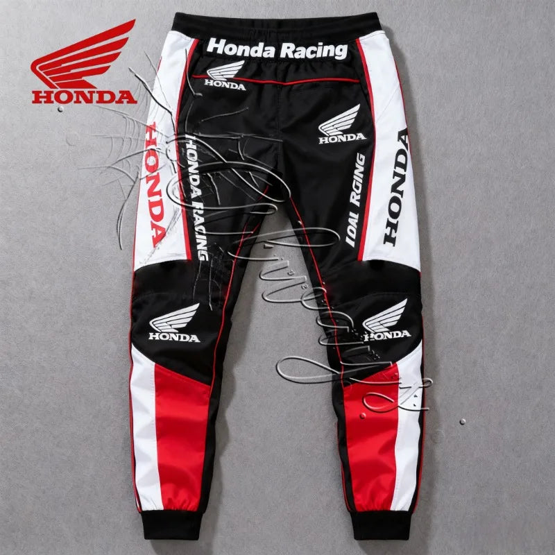 2026 Honda Racing New Design Motorcycle Suit Men's Outdoor MOTO Off Road Mountain Bike Speed Drying Pants Sports Sunscreen Pants