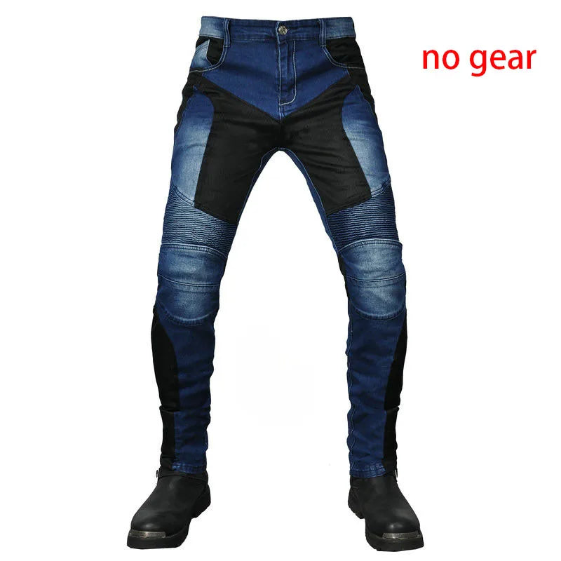 2024 New PK719 Upgrade Model Motorcycle Summer Riding Jeans With Breathable Net Knight CECertification Equipment Anti-fall Pants