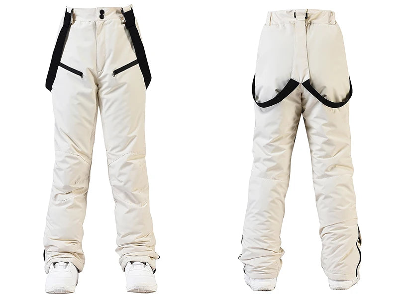 Winter Unisex Ski Pants Windproof Waterproof Snowboard Wear Outdoor Warm Snow Sports Pants Men Women Skiing Trousers